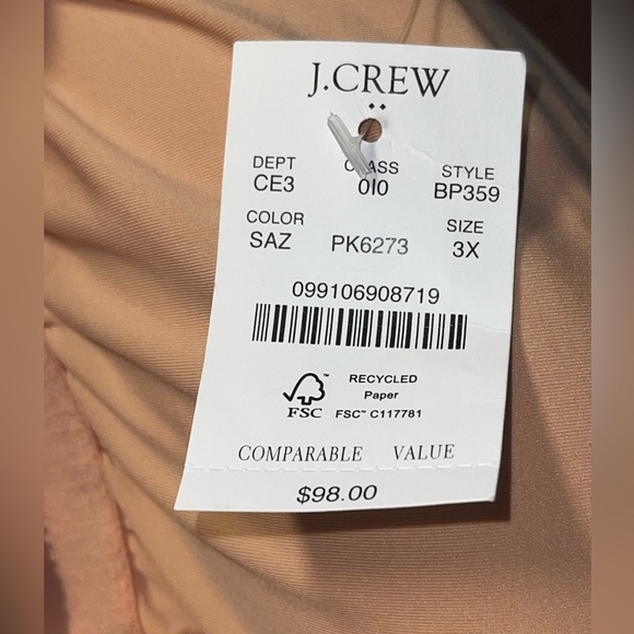 J.CREW SWIMSUIT CUTOUT ONE-SHOULDER WOMEN’S ONE-PIECE PINK COLOR PLUS SIZE 3X - Picture 6 of 9